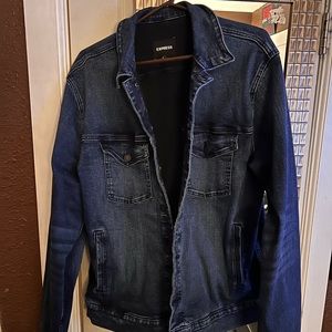 Dark Wash Temp Control Hyper Stretch Denim Jacket
